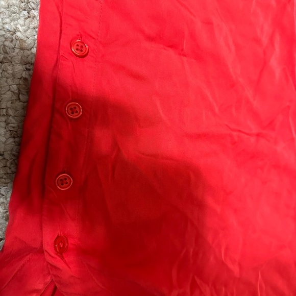 Chico's red long sleeve size 2 large - Picture 9 of 9